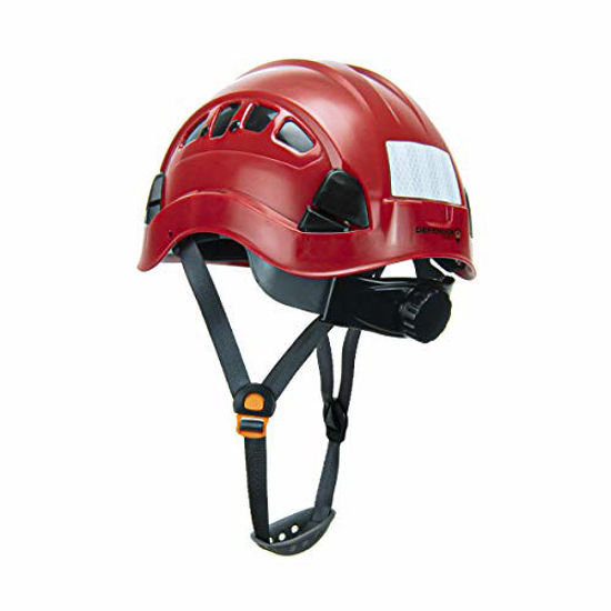 Picture of Defender Safety H1-CH Safety Helmet Hard for Industrial & Construction ANSI Z89.1 (Red)