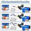 Picture of Toy Gun for NERF Guns Automatic Sniper Rifle, 3 Modes Burst Electric Toy Foam Blaster with 120 Bullets, 2 Magazines, Motorized Toys for 6-12 Year Old Boys, Birthday Xmas Gifts for Kids Age 6+