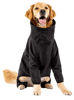 Picture of Canada Pooch Dog Slush Suit Dog Bodysuit for Rain and Snow Full Body Dog Suit Water-Resistent Dog Onesie - Black/Size 18