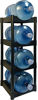 Picture of Bottle Buddy Water Racks - 3 and 5 Gallon Bottles - 4-Tray Jug Storage System - Free-Standing Organizer for Home, Office, Kitchen, Warehouse - Black