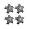 Picture of Tesla Model 3 Center Caps Hubcaps Cover Aero Wheels Cap Kits for Original Standard Rims [Titanium Deep Gray with Silver T Logo]