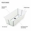 Picture of Stokke Flexi Bath X-Large, White - Spacious Foldable Baby Bathtub - Lightweight & Easy to Store - Convenient to Use at Home or Traveling - Best for Ages 0-6