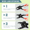 Picture of IWISS Angle Head F1807 PEX Pipe Crimping Tool for Copper Rings - IWS-1234W(1/2&3/4-inchCombo Crimper Kit)