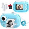 Picture of Instant Camera for Kids Camera for Boys 40MP Digital Camera for Kids Selfie Video Camera with Print Paper, 2.4" Screen Toddler Camera Children Toy Camera for Kids 3 4 5 6 7 8-10 12, 32G TF Card, Blue