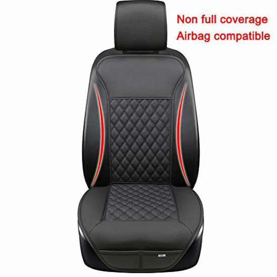 GetUSCart- Black Panther 1 Pair Car Seat Covers, Luxury Car