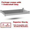 Picture of Galvanized Under Shelf for Work Tables - DuraSteel Extra Adjustable Lower Shelf for 30" x 18" NSF Stainless Steel and Wooden Worktables - Fits for use in Restaurant, Warehouse, Home, Kitchen, Garage