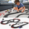 Picture of Electric Racing Tracks for Boys and Kids Including 4 Slot Cars 1:43 Scale with Headlights and Dual Racing, Race Car Track Sets with 2 Hand Controllers, Gift Toys for Children Over 8 Years Old