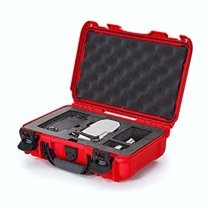 Picture of Nanuk 909 Waterproof Hard Case with Custom Insert for DJI Mavic Mini and Mini SE (Released August 2021) - Red