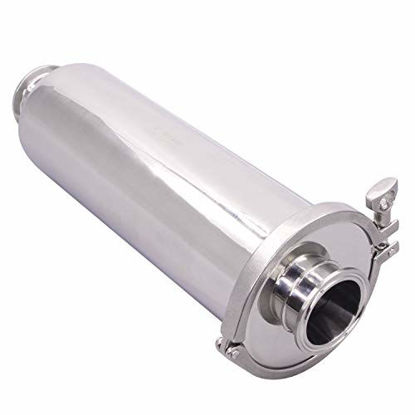 Picture of DERNORD 2 Inch Tri-Clamp Filter - SS304 Sanitary Fittings Inline Straight Strainer with 100 Mesh Stainless Steel Screen