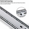 Picture of 6 Pair 22 Inch Full Extension Ball Bearing Soft Close Slides 80 LB Capacity Kitchen Cabinet Drawer Slides,Screws are Included (22 Inch), 100lb Load Capacity