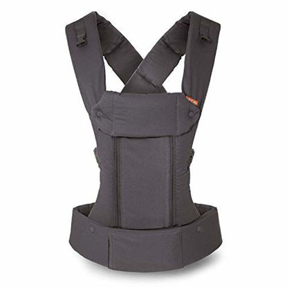 Picture of Beco 8 Baby Carrier - Supportive and Adaptable Carrier for Babies from 7 - 45 lbs with Convertible Cool Mesh Panel (Cool Dark Grey)