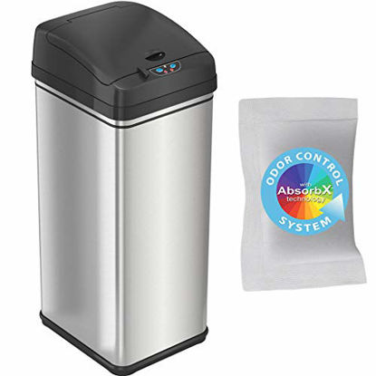 1.6 Gal. Titanium Oval Compost Bin with AbsorbX Odor Filter System,  Pest-Proof, Rust-Free Kitchen Countertop Trash Can