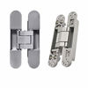 Picture of TamBee 7inch Hidden Door Hinges Invisible Hinges Concealed Hinges Zinc Alloy 180 Degree Swing Hinge 3 Way Adjustable Butt Hinge 7 x 2.8 x 1 inch (2 Hinges)