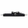 Picture of Haoge FM-160 Wormdrive Macro Rail for Macro Photography Track, Focus Stacking Precision Focus Slider/Close-up Shooting Clamp Plate Fine-Tuning Screw Rod