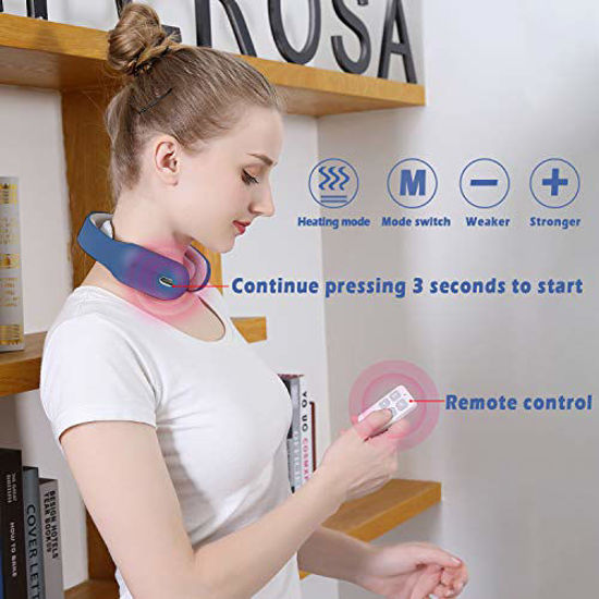 Getuscart Neck Massager With Heatintelligent Wireless Portable 4d Neck Massage Equipmentdeep