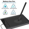 Picture of XOPPOX Graphics Drawing Tablet 10 x 6 Inch Large Active Area with 8192 Levels Battery-Free Pen and 12 Hot Keys, Compatible with PC/Mac/Android OS for Painting, Design & Online Teaching