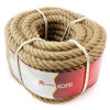 Picture of Jute Rope 1inch 100feet is Made of Natural Fiber for Indoor and Outdoor'Gardening Crafts Moisture-Proof and Durable