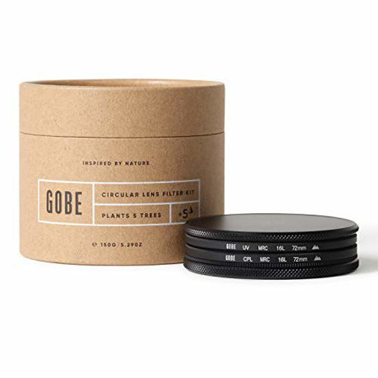 Picture of Gobe 72mm UV + Circular Polarizing (CPL) Lens Filter Kit (2Peak)