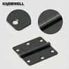 Picture of KNOBWELL 42 Pack Black Door Hinges, 3.5" X 3.5" Interior Door Hinges with 1/4" Radius in Matte Black