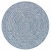 Picture of nuLOOM Wynn Braided Indoor/Outdoor Area Rug, 4' Round, Light Blue