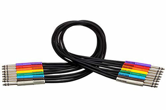 Picture of Hosa TTS-890 Balanced Patch Cables, TT TRS to Same, 3 ft