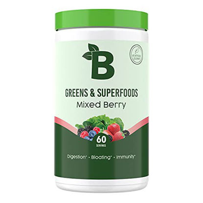 Bloom Nutrition Greens & Superfoods Powder Sticks, Mango and Berry, 10  Count 
