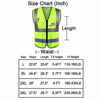 Picture of ZOJO High Visibility Safety Vests With Pockets, Wholesale Reflective Vest for Outdoor Works, Cycling, Jogging, Walking,Sports - Fits for Men and Women (Pack of 10, XL Neon Yellow)