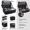 Picture of Extra-large Makeup Case, a Must for Double-layer Travel, a Storage Case for Professional Makeup Artists to Put Cosmetics, with Adjustable Partitions and Support