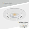 Picture of KnLnny ware Recessed Lighting 9W 750LM Dimmable LED Recessed Ceiling Light with Junction Box,Adjustable Eyeball Gimbal, Air Tight ,ETL Listed,5 CCT Selectable, 6Pack