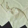 Picture of Cotton Double Drawstring Muslin Bag. 100% Organic Cotton. Pack of 100 (10 x 12 Inches)