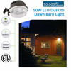 Picture of 2-Pack LED Barn Light 50W, SZGMJIA 6500lm Dusk to Dawn Yard Lighting with Photocell,CREE LED 5000K Daylight, 300W MH/HPS Replacement, IP65 Waterproof for Outdoor Security/Area Light