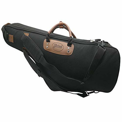 Picture of Xinlinke Tenor Saxophone Case Lightweight Soft Padded Bb Sax Gig Bag with Backpack Straps