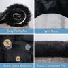 Picture of Carvapet Soft Fluffy Rugs Faux Fur Sheepskin Area Rug for Bedroom Floor Mat Carpet for Living Room Nursery 4 x 6 Feet,Black