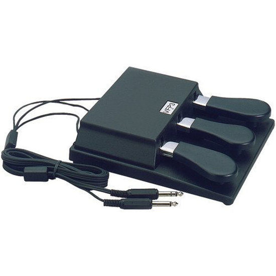 Picture of Studiologic VFP-3-15 Triple Piano-Style Closed Polarity Sustain Pedal with Mono and Stereo Connector, for Keyboards