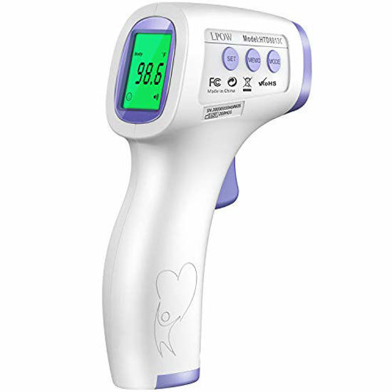 Forehead fever thermometer clearance reading