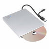 Picture of External Blu-ray Drive External Blu-ray BurnerCompatible with DVD CD Drive Portable 3DBlu-ray Burner with USB3.0 and Type-C Port, Suitable for Windows XP/7/8/10 MacOS for MacBook PC,Silent Highspeedul