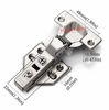 Picture of Luokim 40pcs Soft Close Cabinet Concealed Hinges European Half Overlay,110 Degree,Frameless,Nickel Plated