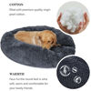 Picture of Round Dog Beds for Large Dogs Washable Shag Faux Fur Donut Cuddler 48 inches - Primarily Calming Anti Anxiety Soft Warm Pet Bed for Large Dogs up to 150 Pounds