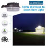 Picture of 100W LED Barn Light, SZGMJIA 15,000lm Dusk to Dawn Yard Light with Photocell,CREE LED 5000K Daylight, 600W MH/HPS Replacement, 5-Year Warranty, IP65 Waterproof for Outdoor Security/Area Light