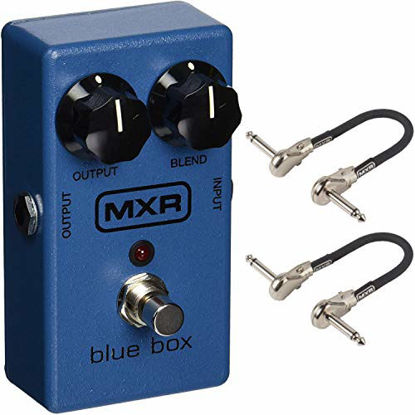 Picture of MXR M103 Blue Box Octave Fuzz Bundle with 2 MXR Patch Cables