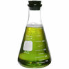 Picture of Corning Pyrex #4980-500, 500ml Narrow Mouth Erlenmeyer Flask with Rubber Stopper (Pack of 6)