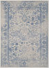 Picture of SAFAVIEH Adirondack Collection ADR109L Oriental Distressed Non-Shedding Living Room Bedroom Area Rug, 5'1" x 7'6", Ivory / Light Blue