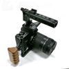 Picture of CAMVATE DSLR Camera with Cage Top Handle Wood Grip for 600D 70D 80D