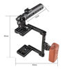 Picture of CAMVATE DSLR Camera with Cage Top Handle Wood Grip for 600D 70D 80D