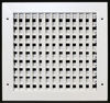 Picture of 22" X 10" Adjustable AIR Supply Diffuser - HVAC Vent Cover Sidewall or Ceiling - Grille Register - High Airflow - White [Outer Dimensions: 23.75"w X 11.75"h]