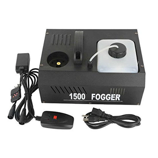 Picture of TC-Home 1500W Vertical Stage Fog Smoke Machine Upspray Fogger with Wireless Remote