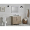 Picture of Effimero Black Bathroom Vanity 2 Light Fixture - Modern Over Mirror Lighting with Clear Glass Shades