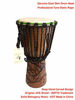 Picture of JIVE Djembe Drum African Bongo Congo Wood Drum Deep Carved Solid Mahogany Goat Skin Professional Quality 16" High (Turtle)