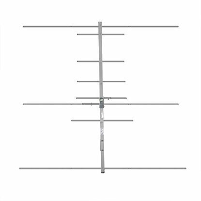 Picture of Ailunce AY04 Outdoor Ham Radio Yagi Antenna, High Gain Directional Antenna, 2 Meter 70cm VHF UHF 144MHz 430MHz,SL16-Female 11.5dBi Antenna for Amateur Radio Mobile Transceiver Repeater(1 Pack)