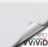 Picture of VViViD XPO White Carbon Fiber Car Wrap Vinyl Roll with Air Release Technology (20ft x 5ft)